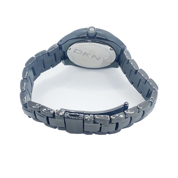 DKNY Chrome Black Color Ladies Watch NY4334
